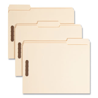 Smead™ Top Tab 2-Fastener Folders, 1/3-Cut Tabs, Letter Size, 11 pt. Manila, 50/Box (SMD14537)