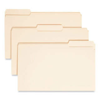 Smead™ Manila File Folders, 1/3-Cut Tabs, Legal Size, 100/Box (SMD15330)
