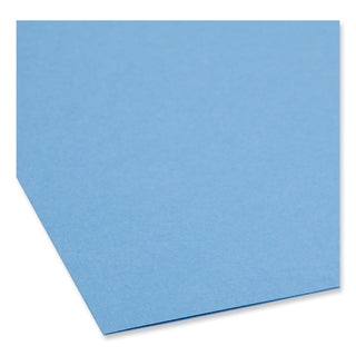 Smead™ Top Tab Colored 2-Fastener Folders, 1/3-Cut Tabs, Legal Size, Blue, 50/Box (SMD17040)