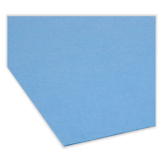 Smead™ Colored File Folders, 1/3-Cut Tabs, Legal Size, Blue, 100/Box (SMD17043)