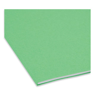 Smead™ Reinforced Top Tab Colored File Folders, 1/3-Cut Tabs, Legal Size, Green, 100/Box (SMD17134)