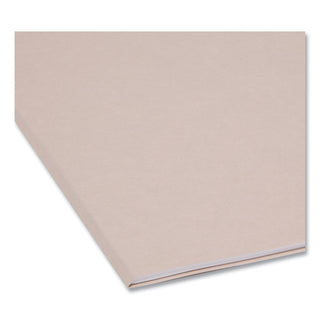 Smead™ Reinforced Top Tab Colored File Folders, 1/3-Cut Tabs, Legal Size, Gray, 100/Box (SMD17334)
