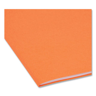 Smead™ Reinforced Top Tab Colored File Folders, 1/3-Cut Tabs, Legal Size, Orange, 100/Box (SMD17534)