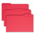 Smead™ Reinforced Top Tab Colored File Folders, 1/3-Cut Tabs, Legal Size, Red, 100/Box (SMD17734)
