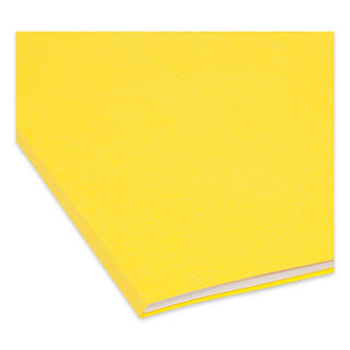 Smead™ Reinforced Top Tab Colored File Folders, 1/3-Cut Tabs, Legal Size, Yellow, 100/Box (SMD17934)