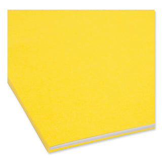 Smead™ Top Tab Colored 2-Fastener Folders, 1/3-Cut Tabs, Legal Size, Yellow, 50/Box (SMD17940)