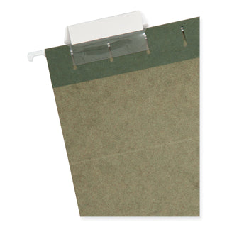 Smead™ Hanging Folders, Letter Size, 1/5-Cut Tab, Standard Green, 25/Box (SMD64055)