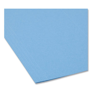 Smead™ Colored Hanging File Folders, Letter Size, 1/5-Cut Tab, Blue, 25/Box (SMD64060)