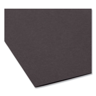 Smead™ Colored Hanging File Folders, Letter Size, 1/5-Cut Tab, Black, 25/Box (SMD64062)