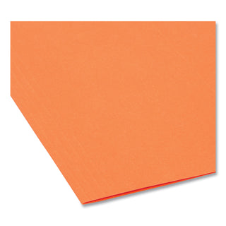 Smead™ Colored Hanging File Folders, Letter Size, 1/5-Cut Tab, Orange, 25/Box (SMD64065)