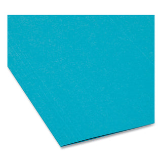 Smead™ Colored Hanging File Folders, Letter Size, 1/5-Cut Tab, Teal, 25/Box (SMD64074)