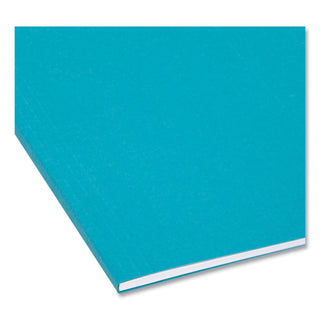 Smead™ Colored Hanging File Folders, Letter Size, 1/5-Cut Tab, Teal, 25/Box (SMD64074)