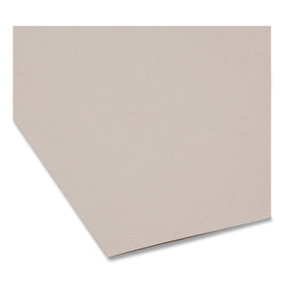 Smead™ TUFF Hanging Folders with Easy Slide Tab, Letter Size, 1/3-Cut Tab, Steel Gray, 18/Box (SMD64092)