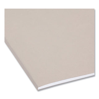 Smead™ TUFF Hanging Folders with Easy Slide Tab, Letter Size, 1/3-Cut Tab, Steel Gray, 18/Box (SMD64092)
