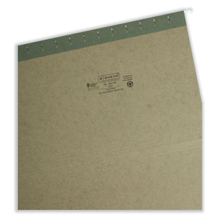 Smead™ Hanging Folders, Legal Size, 1/3-Cut Tab, Standard Green, 25/Box (SMD64135)