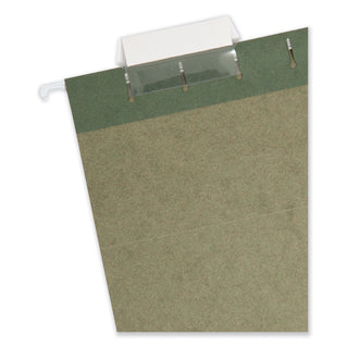 Smead™ Hanging Folders, Legal Size, 1/5-Cut Tab, Standard Green, 25/Box (SMD64155)