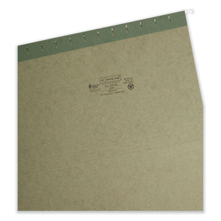 Smead™ Hanging Folders, Legal Size, 1/5-Cut Tab, Standard Green, 25/Box (SMD64155)