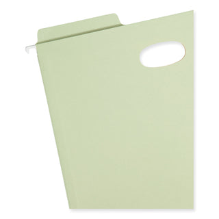 Smead™ FasTab Hanging Pockets, Letter Size, 1/3-Cut Tab, Moss, 9/Box (SMD64222)