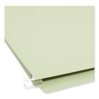 Smead™ FasTab Hanging Pockets, Letter Size, 1/3-Cut Tab, Moss, 9/Box (SMD64222)