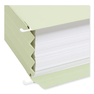 Smead™ FasTab Hanging Pockets, Letter Size, 1/3-Cut Tab, Moss, 9/Box (SMD64222)