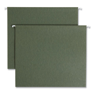 Smead™ Box Bottom Hanging File Folders, Letter Size, Standard Green, 25/Box (SMD64259)