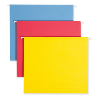 Smead™ Box Bottom Hanging File Folders, Letter Size, 1/5-Cut Tab, Assorted, 25/Box (SMD64264)