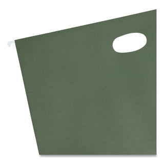 Smead™ Hanging Pockets with Full-Height Gusset, Legal Size, Standard Green, 25/Box (SMD64318)