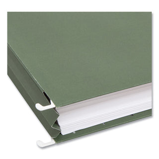 Smead™ Hanging Pockets with Full-Height Gusset, Legal Size, Standard Green, 25/Box (SMD64318)