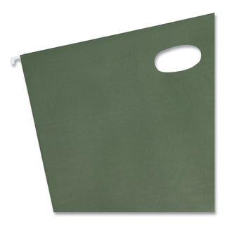 Smead™ Hanging Pockets with Full-Height Gusset, Legal Size, Standard Green, 10/Box (SMD64320)