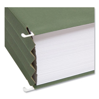 Smead™ Hanging Pockets with Full-Height Gusset, Legal Size, Standard Green, 10/Box (SMD64320)