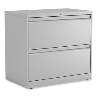 Alera® Lateral File, 2 Legal/Letter-Size File Drawers, Light Gray, 30" x 18" x 28" (ALEHLF3029LG)