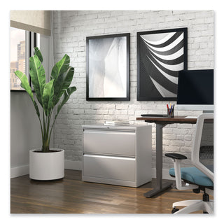 Alera® Lateral File, 2 Legal/Letter-Size File Drawers, Light Gray, 30" x 18" x 28" (ALEHLF3029LG)