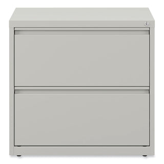 Alera® Lateral File, 2 Legal/Letter-Size File Drawers, Light Gray, 30" x 18" x 28" (ALEHLF3029LG)