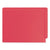 Smead™ Heavyweight Colored End Tab Folders with Two Fasteners, Straight Tab, Letter Size, Red, 50/Box (SMD25740)