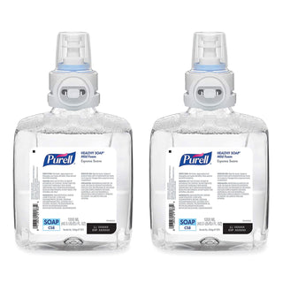 PURELL® Professional HEALTHY SOAP Mild Foam, Fragrance-Free, For CS8 Dispensers, 1,200 mL, 2/Carton (GOJ787402CT) (GOJ787402CT)