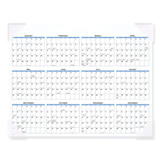 AT-A-GLANCE® Landscape Panoramic Desk Pad, Landscapes Photography, 22 x 17, White Sheets, Clear Corners, 12-Month (Jan to Dec): 2025 (AAG89802)