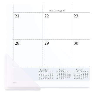 AT-A-GLANCE® Landscape Panoramic Desk Pad, Landscapes Photography, 22 x 17, White Sheets, Clear Corners, 12-Month (Jan to Dec): 2025 (AAG89802)