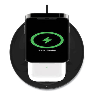 Belkin® BOOST CHARGE Pro 2-in-1 Wireless Charger Stand, 15 W, Black (BLKWIZ010TTBK)