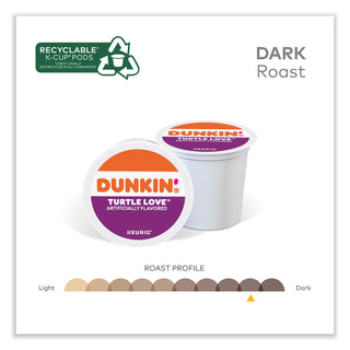 Dunkin Donuts® K-Cup Pods, Turtle Love Coffee, 22/Box (GMT5000367615)