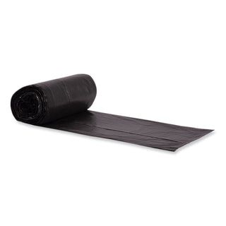 Heritage Eco Blend Max Can Liners, 23 gal, 0.8 mil, 28" x 45", Black, 25 Bags/Roll, 10 Rolls/Carton (HERL5645TKER1)