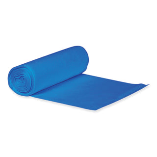 Heritage Eco Blend Max Can Liners, 23 gal, 0.8 mil, 28" x 45", Blue, 25 Bags/Roll, 10 Rolls/Carton (HERL5645TXER1)