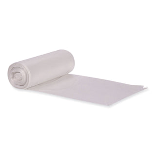 Heritage Eco Blend Max Can Liners, 33 gal, 0.8 mil, 33" x 39", Clear, 25 Bags/Roll, 8 Rolls/Carton (HERL6639TCER1)