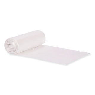 Heritage Eco Blend Max Can Liners, 60 gal, 0.8 mil, 38" x 58", Clear, 20 Bags/Roll, 5 Rolls/Carton (HERL7658TCER1)