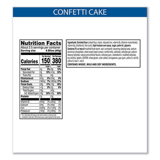 Kellogg's® Pop Tarts Bites, Confetti Cake, 3.5 oz Bag, 6/Carton (KEB25063)