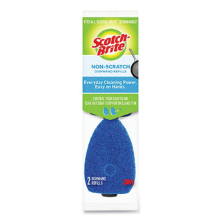Scotch-Brite® Non-Scratch Dishwand Refills, Blue, 2/Pack (MMM48312)