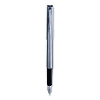 Waterman Waterman Allure Fountain Pen, Fine Nib, Blue Ink, Silver Barrel (WATS0174956)