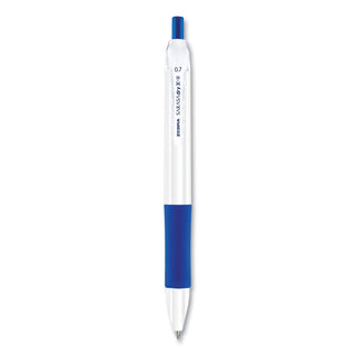 Zebra® Sarasa Dry X1+ Retractable Gel Pen, Medium 0.7 mm, Blue Ink, White Barrel, 12/Pack (ZEB41520)