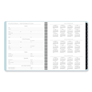 AT-A-GLANCE® Contemporary Lite Monthly Planner, 11 x 9.5, Light Blue Cover, 12-Month (Jan to Dec): 2025 (AAG7026XL38)