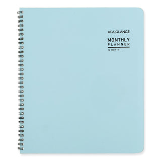 AT-A-GLANCE® Contemporary Lite Monthly Planner, 11 x 9.5, Light Blue Cover, 12-Month (Jan to Dec): 2025 (AAG7026XL38)