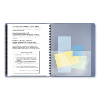 AT-A-GLANCE® Contemporary Monthly Planner, 11.38 x 9.63, Blue Cover, 12-Month (Jan to Dec): 2025 (AAG70250X20)